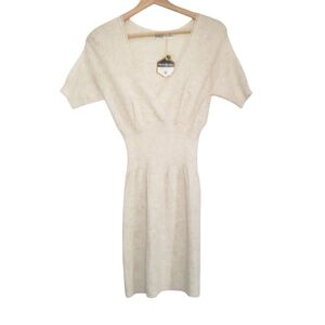 Ragno Undershirt Merino Wool Donna Short Sleeve Italy Long Size XL / 6 Italian